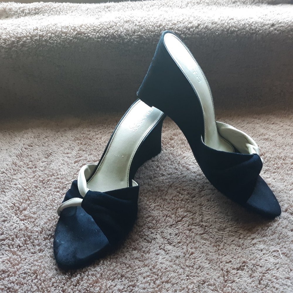 Suede Napa Wedge Sandels